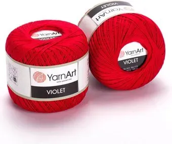 Yarnart Violet 0326 50 г 282 м (красный)