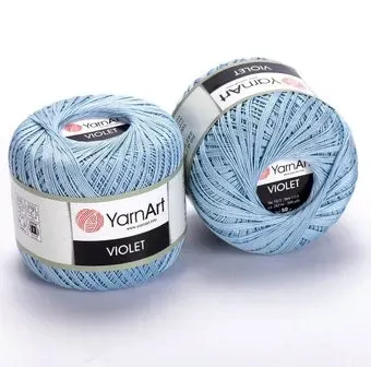 Yarnart Violet 6313 50 г 282 м (голубой)