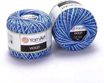 Yarnart Violet melange 5355 50 г 282 м (синий; голубой)