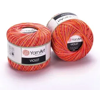 Yarnart Violet melange 503 50 г 282 м (оранжевый; розовый)