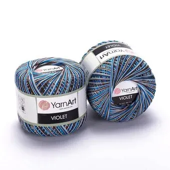 Yarnart Violet melange 507 50 г 282 м (голубой; синий)
