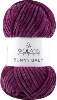 Wolans Yarns Bunny baby 100-03 100 г 120 м (бордовый)