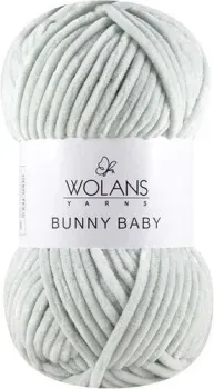 Wolans Yarns Bunny baby 100-01 100 г 120 м (серый)