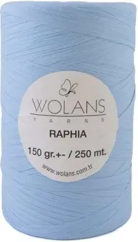 Wolans Yarns Raphia 600-06 150 г 250 м (голубой)