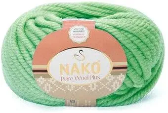 Nako Pure wool plus 2271 100 г 30 м (зеленый)