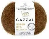 Gazzal Super kid mohair new 64401 25 г 237 м (коричневый)