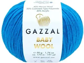 Gazzal Baby wool 811 50 г 175 м (синий)