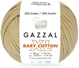 Gazzal Baby cotton xl 3424XL 50 г 105 м (бежевый)