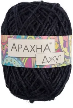 Arachna Jute 004 100 г 90 м (черный)