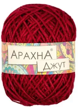 Arachna Jute 002 100 г 90 м (красный)