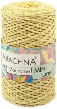 Arachna Macrame mini lurex 45 250 г 200 м (желтый)