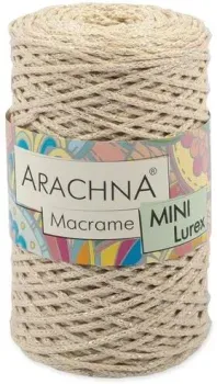 Arachna Macrame mini lurex 19 250 г 200 м (бежевый)