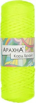 Arachna Cord bright 501 210 г 100 м (желтый)