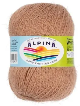 Alpina Yarn White rabbit 216 50 г 300 м (коричневый)