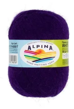 Alpina Yarn White rabbit 241 50 г 300 м (фиолетовый)