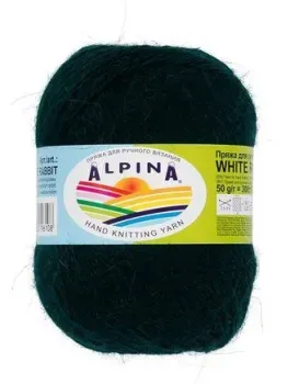 Alpina Yarn White rabbit 226 50 г 300 м (зеленый)