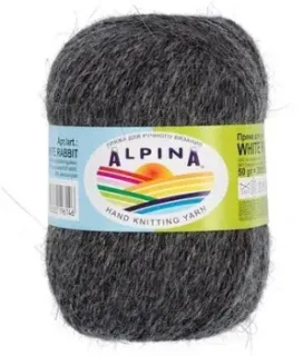 Alpina Yarn White rabbit 237 50 г 300 м (серый)