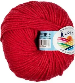 Alpina Yarn Margo 16 50 г 75 м (красный)