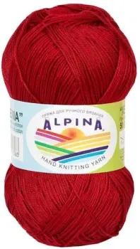 Alpina Yarn Xenia 101 50 г 240 м (красный)
