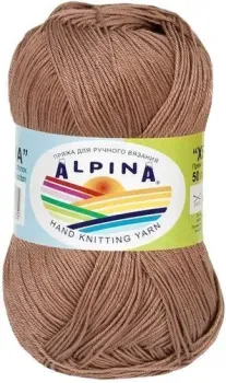 Alpina Yarn Xenia 072 50 г 240 м (коричневый)