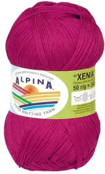 Alpina Yarn Xenia 042 50 г 240 м (фуксия)