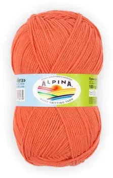 Alpina Yarn Vera 41 100 г 280 м (оранжевый)