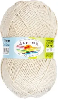 Alpina Yarn Vera 30 100 г 280 м (белый)