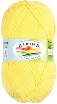 Alpina Yarn Vera 06 100 г 280 м (желтый)
