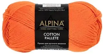 Alpina Yarn Cotton pallete 12 50 г 205 м (оранжевый)