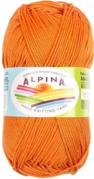 Alpina Yarn Anabel 163 50 г 120 м (оранжевый)