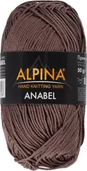 Alpina Yarn Anabel 129 50 г 120 м (коричневый)