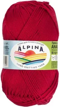 Alpina Yarn Anabel 113 50 г 120 м (красный)