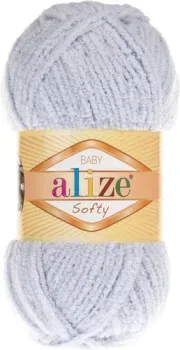 Alize Softy 416 50 г 115 м (серый)