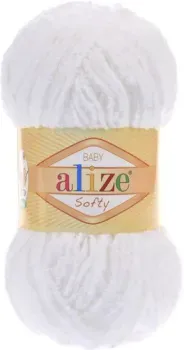 Alize Softy 55 50 г 115 м (белый)