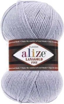 Alize Lanagold fine 203 100 г 390 м (сиреневый)