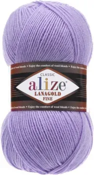 Alize Lanagold fine 166 100 г 390 м (фиолетовый)