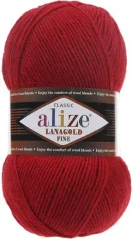 Alize Lanagold fine 60 100 г 390 м (красный)