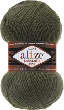 Alize Lanagold fine 522 100 г 390 м (зеленый)