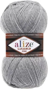 Alize Lanagold fine 05 100 г 390 м (серый)