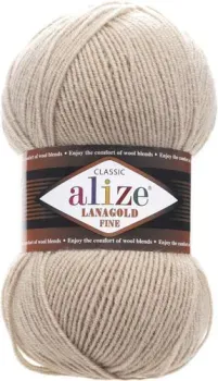 Alize Lanagold fine 216 100 г 390 м (бежевый)