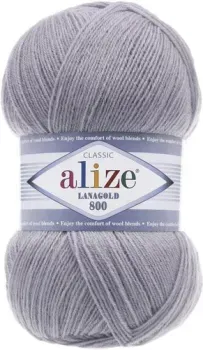 Alize Lanagold 800 26 100 г 730 м (серый)