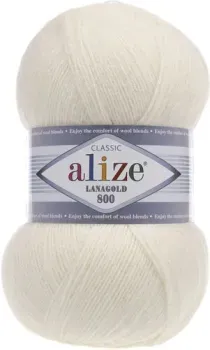Alize Lanagold 800 28 100 г 730 м (белый)