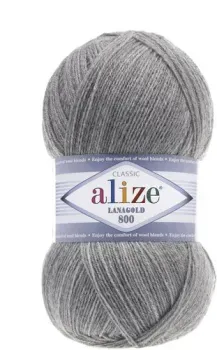 Alize Lanagold 800 203 100 г 730 м (серый)