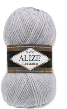 Alize Lanagold 240 178 100 г 240 м (серый)