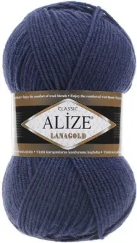 Alize Lanagold 240 28 100 г 240 м (синий)