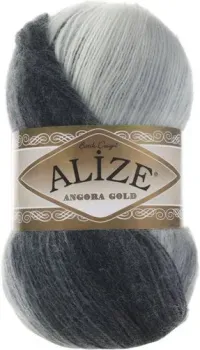 Alize Angora gold batik 1900 100 г 550 м (черный; серый)