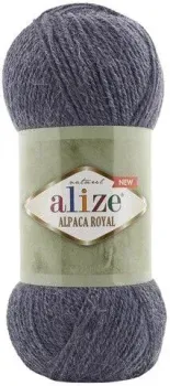 Alize Alpaca royal new 262 100 г 250 м (серый)