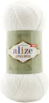 Alize Alpaca royal new 203 100 г 250 м (белый)