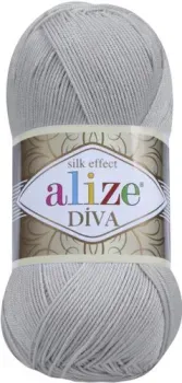 Alize Diva 505 100 г 350 м (серый)