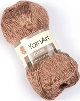Yarnart Этамин 30гр 180м 447-А (10шт, молочный шоколад)